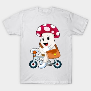 Mushroom Bicycle Purse T-Shirt